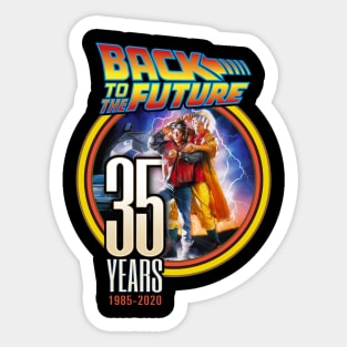 Retro time travel SE Sticker